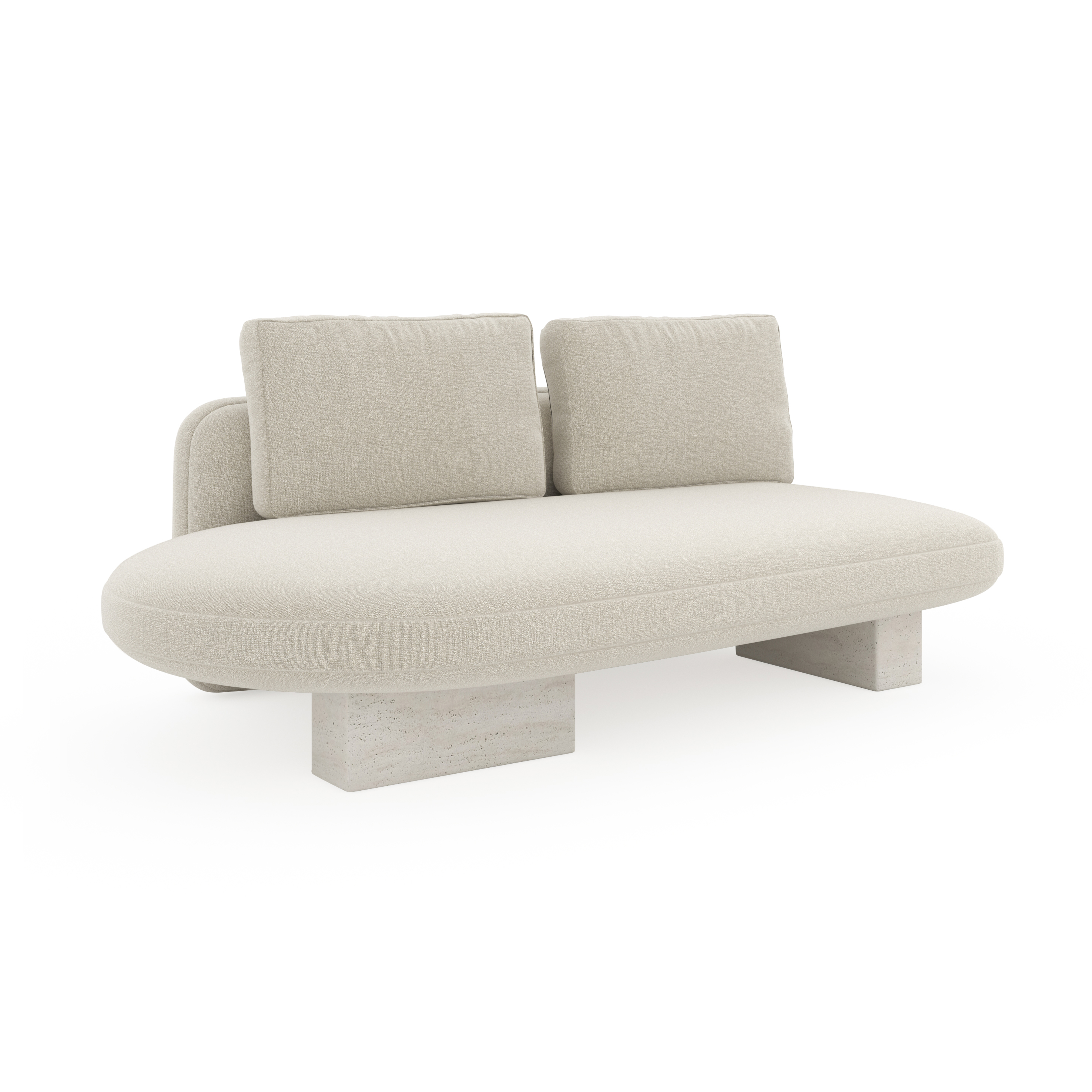 Overlap Raf Armless Bumper Ecru