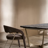 detail of Vena Dining Table