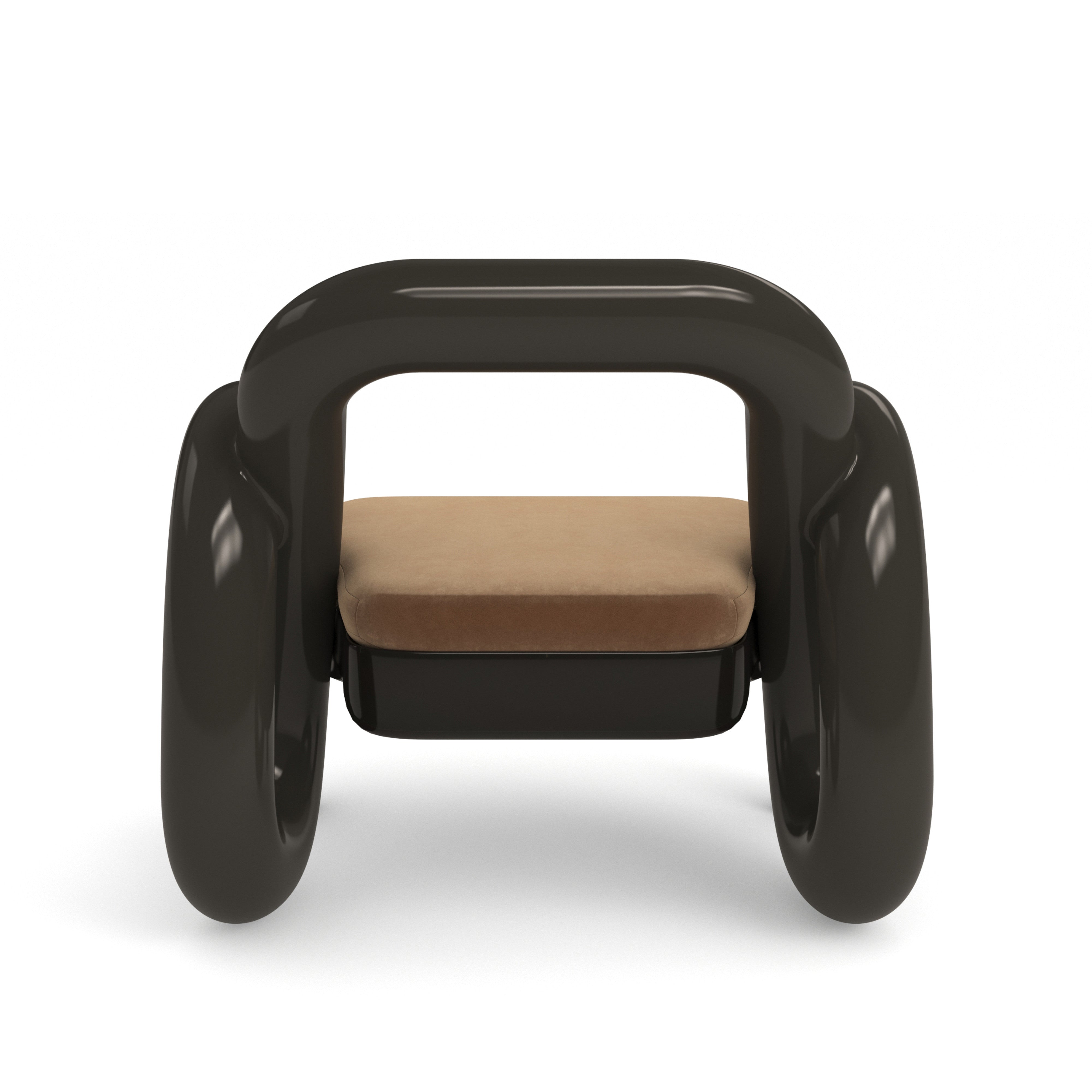 Gelee Accent Chair-Chocolate