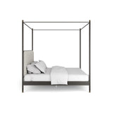 Campaign King Bed With Canopy
