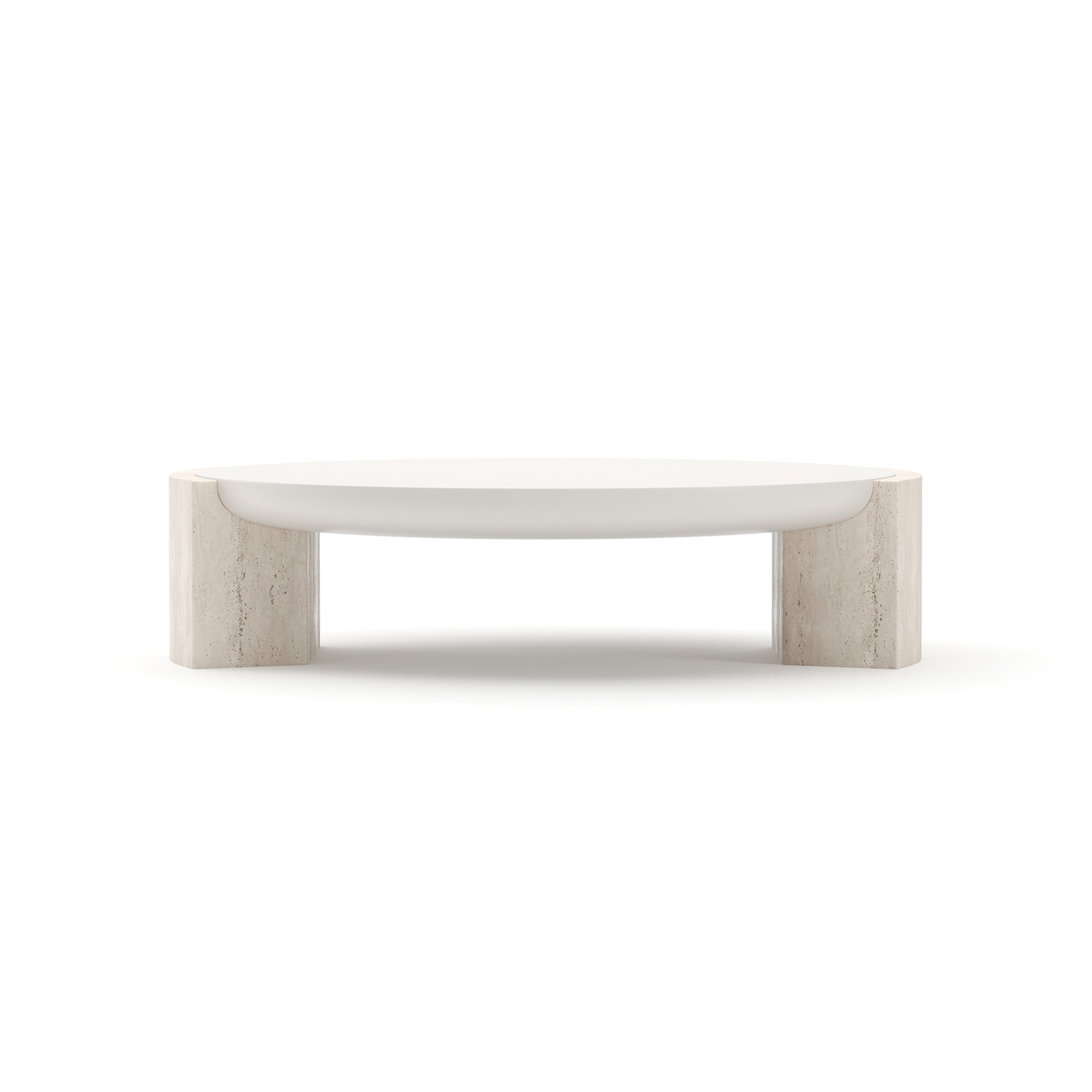 Overlap Round Cocktail Table Light – Caracole