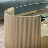 detail of Love Oval Cocktail Table - Oracle