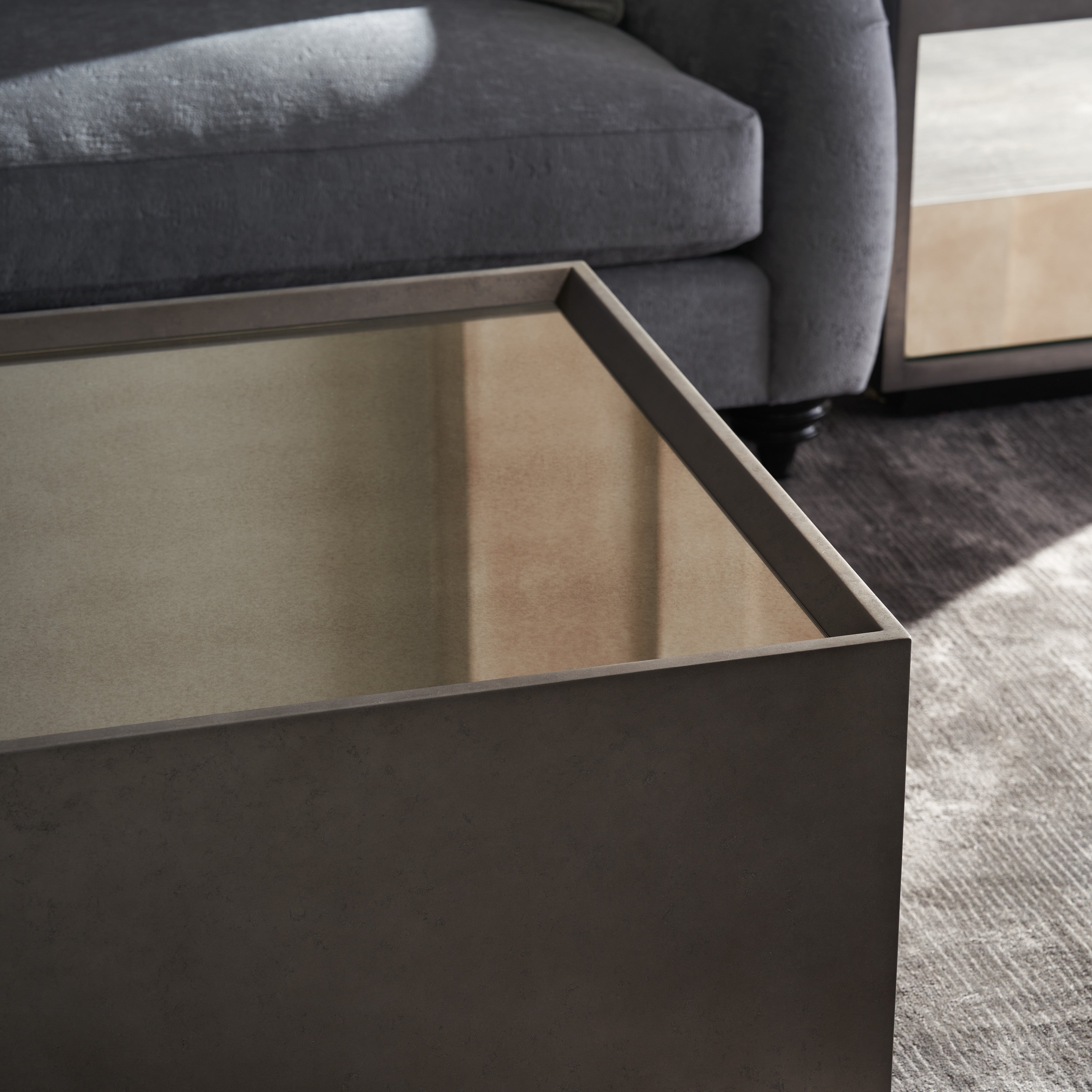 detail of Dark Matter Cocktail Table
