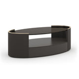Love Oval Cocktail Table -Dark Chocolate