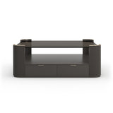 Love Square Cocktail Table-Dark Chocolat