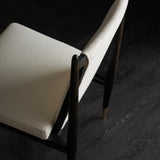 detail of Unity Dark Dining Chair