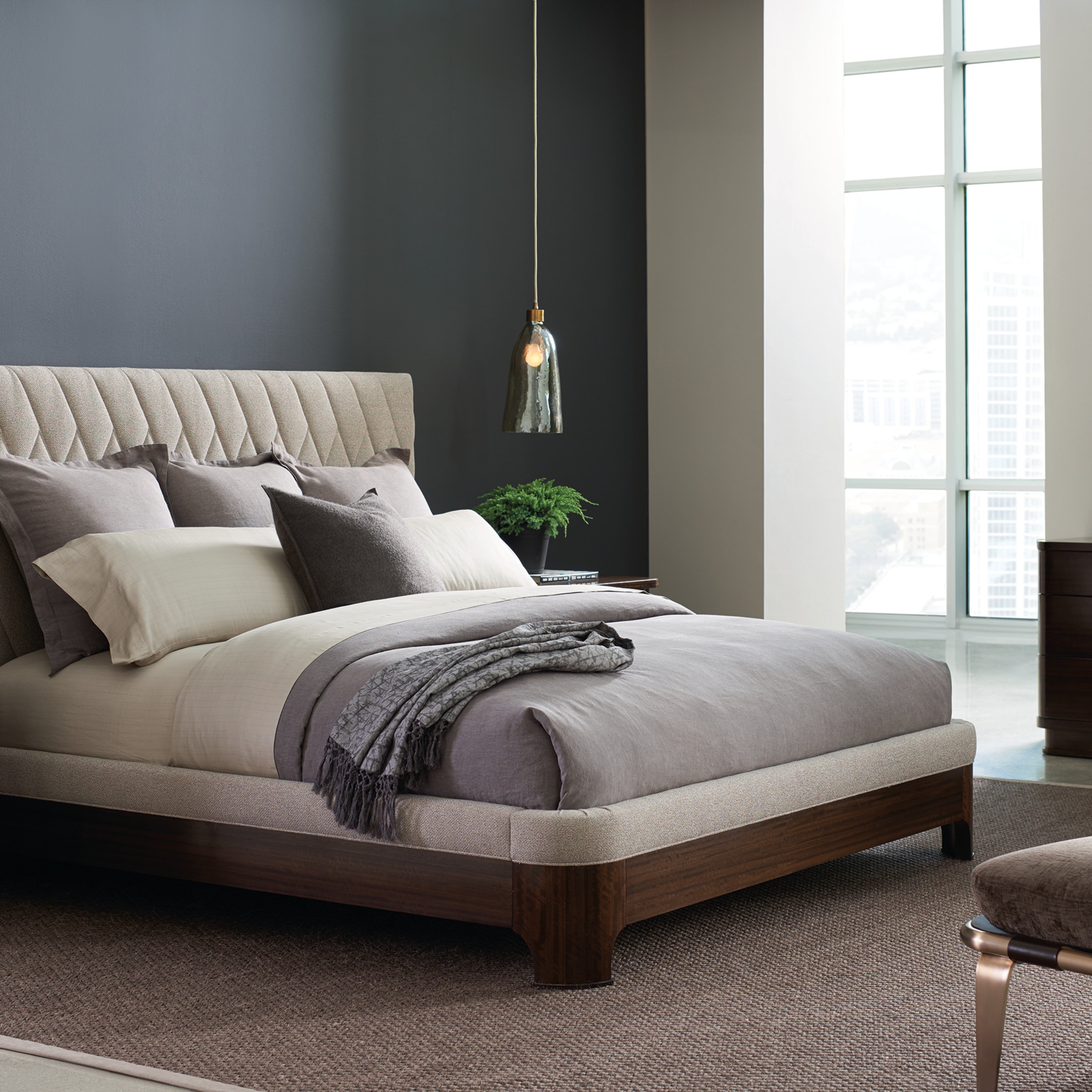 detail of Moderne Bed Cal King