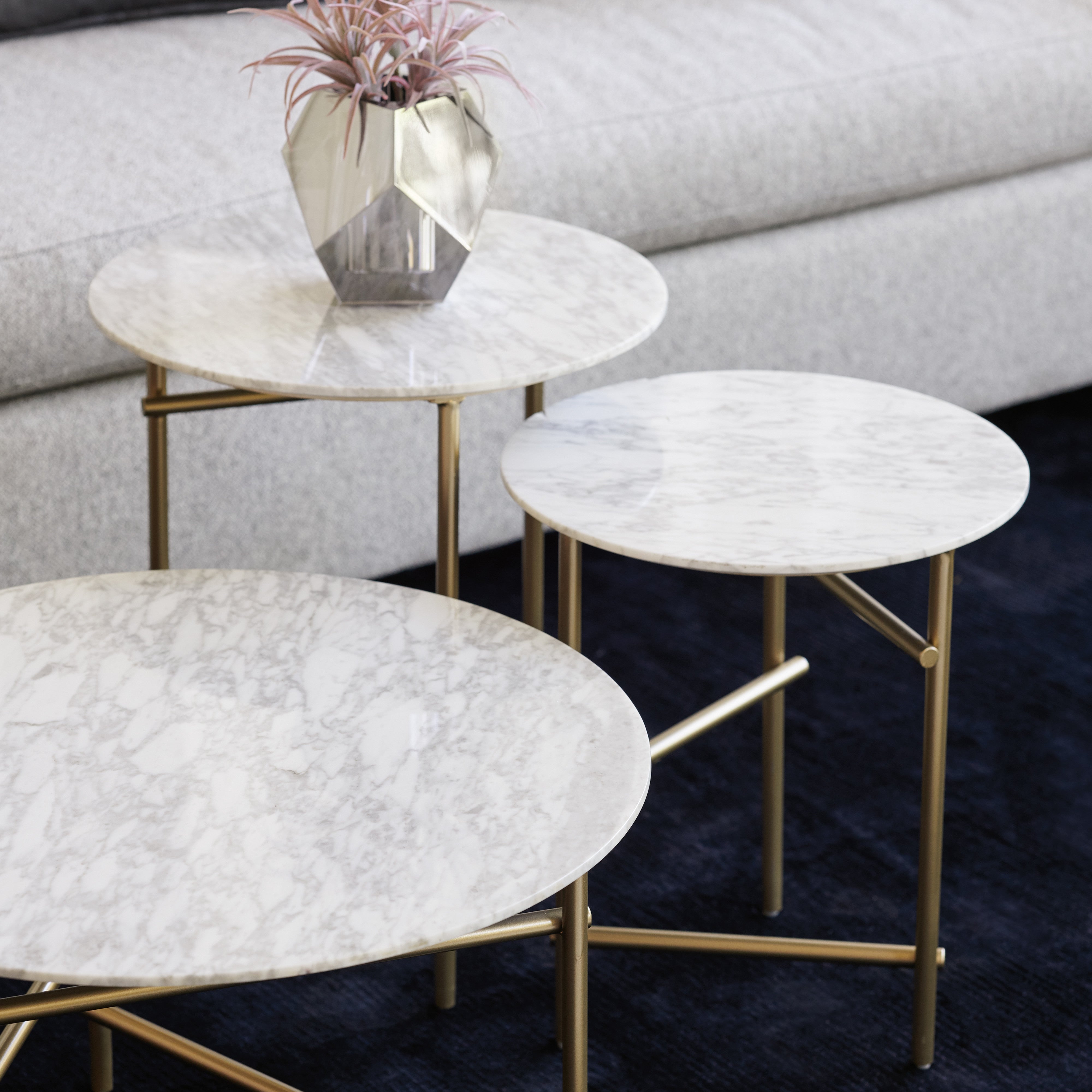 detail of Concentric Accent Table
