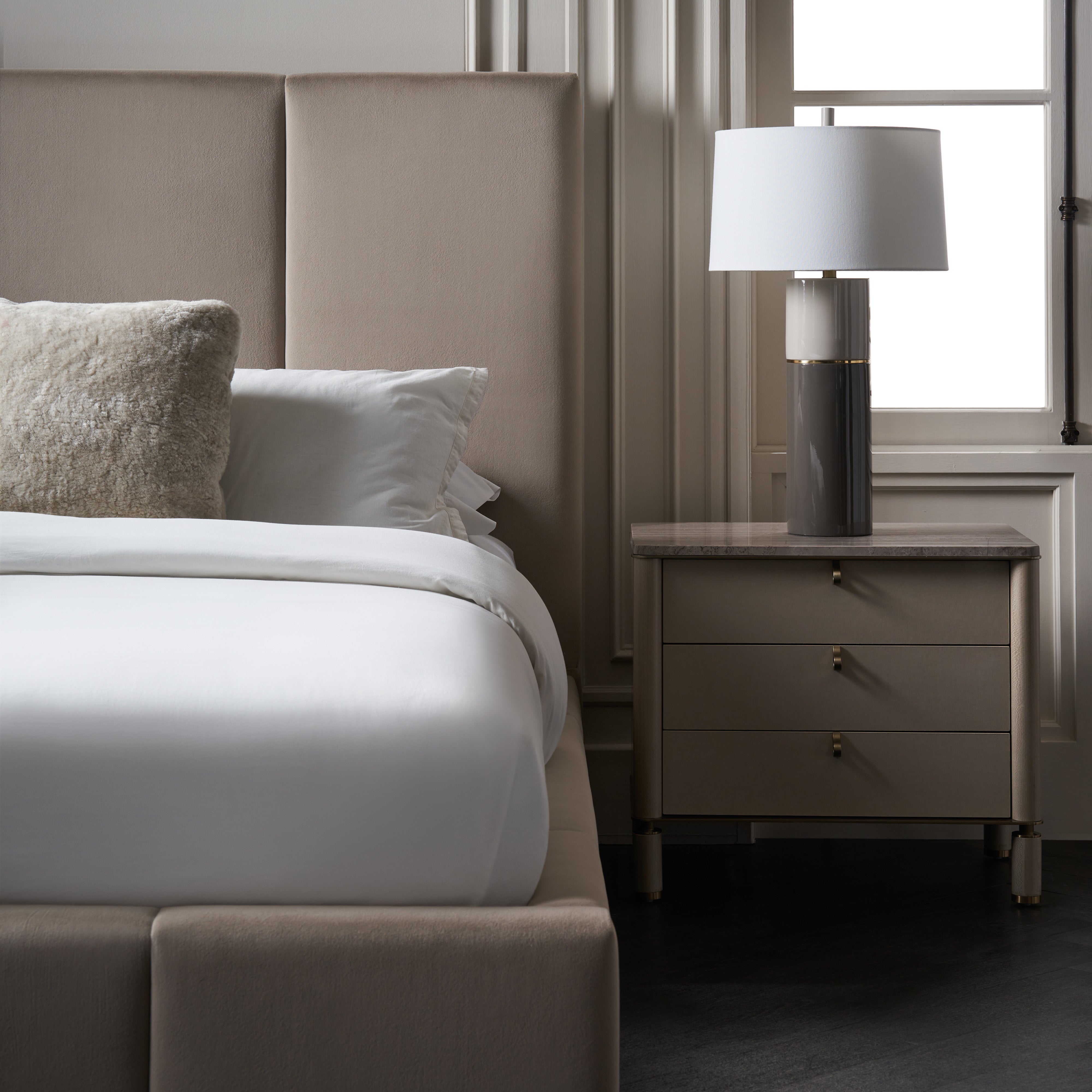 detail of Balance Bed - King