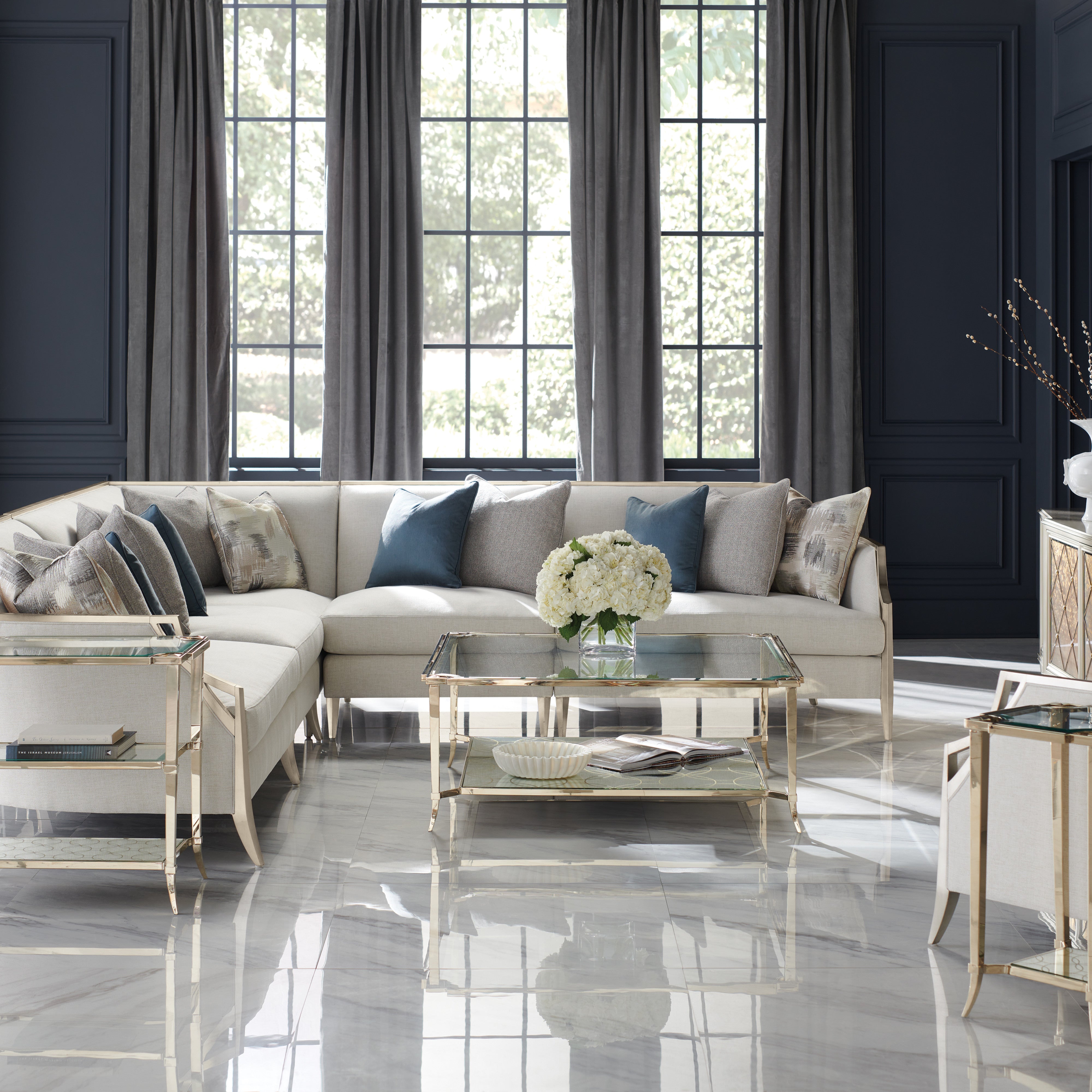 detail of X Factor Raf Loveseat