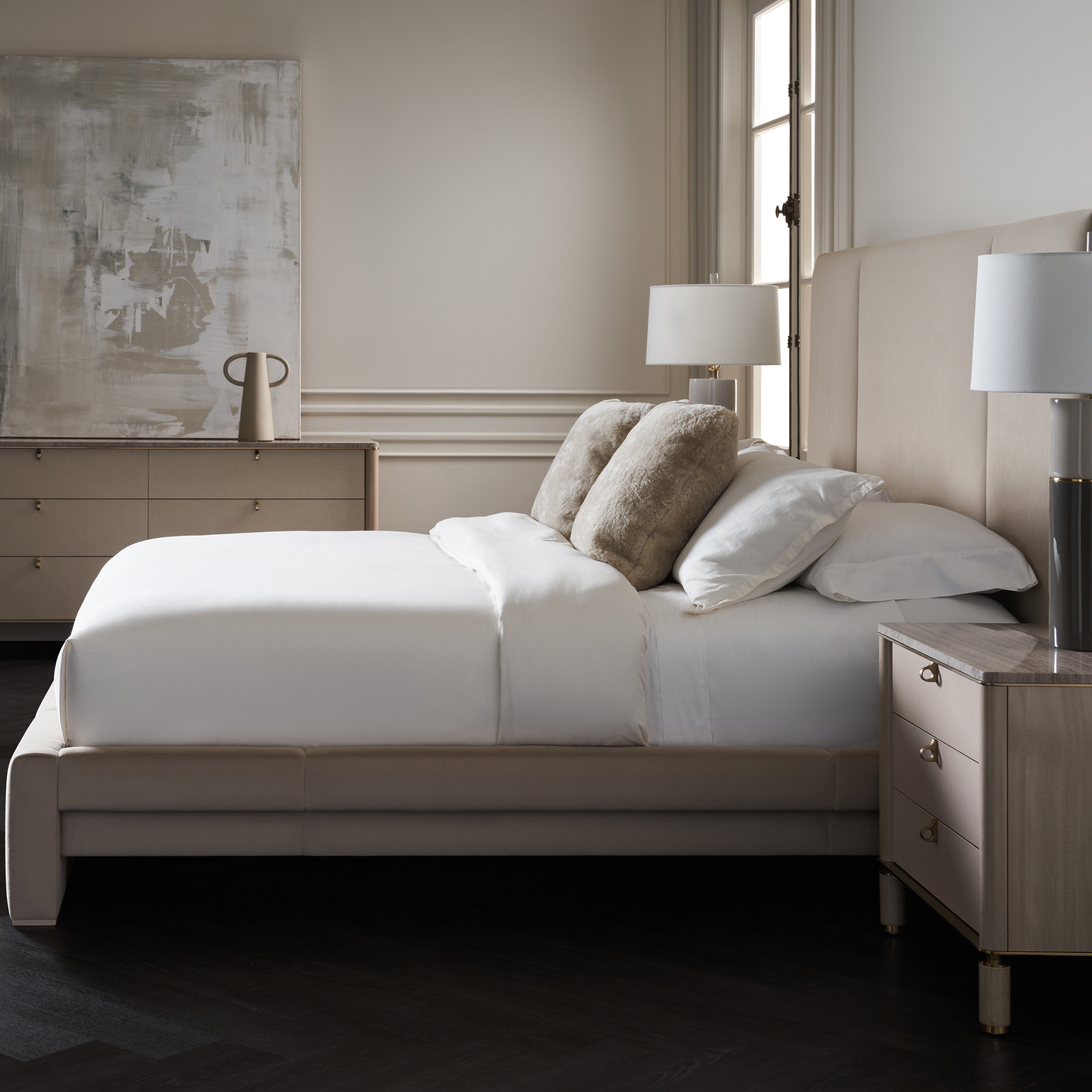 room with Balance Drawer Nightstand