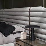 detail of La Moda Uph Bed Side Panels