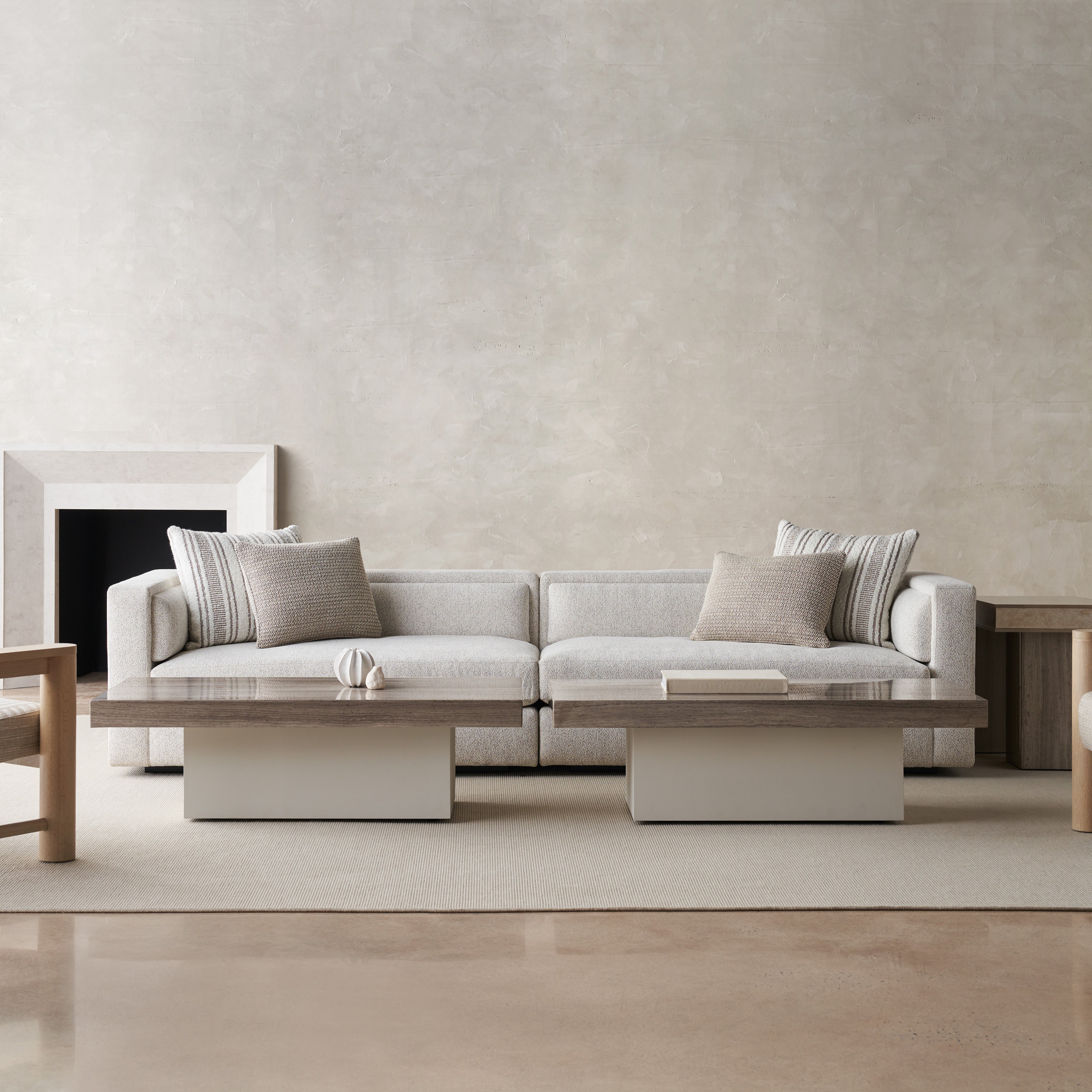 room with Unity Left Arm Loveseat