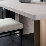 detail of Unity Dark Dining Table
