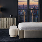 detail of Azure Bed - King