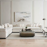 room with Edge Armless Chair