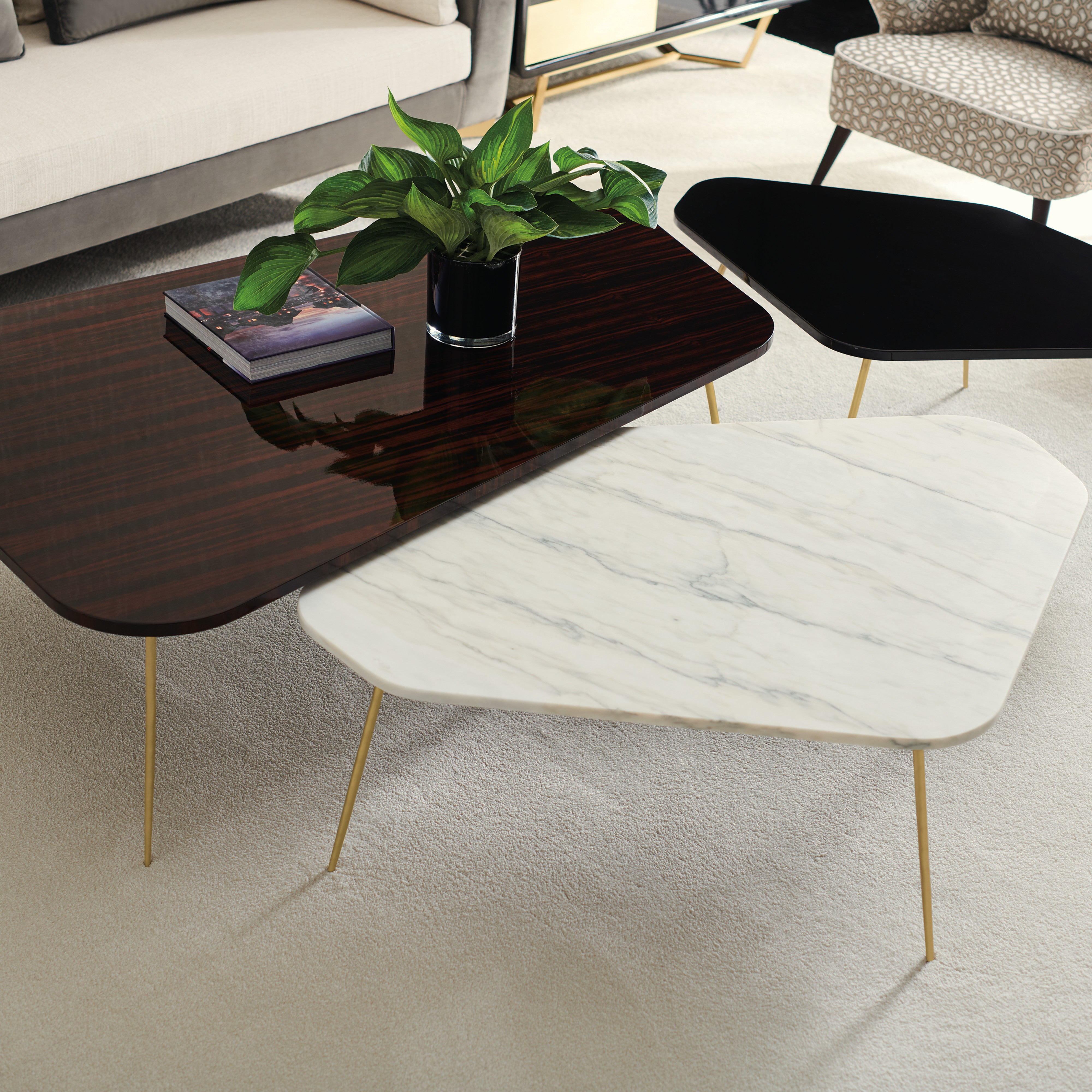 detail of The Geo Modern Cocktail Table
