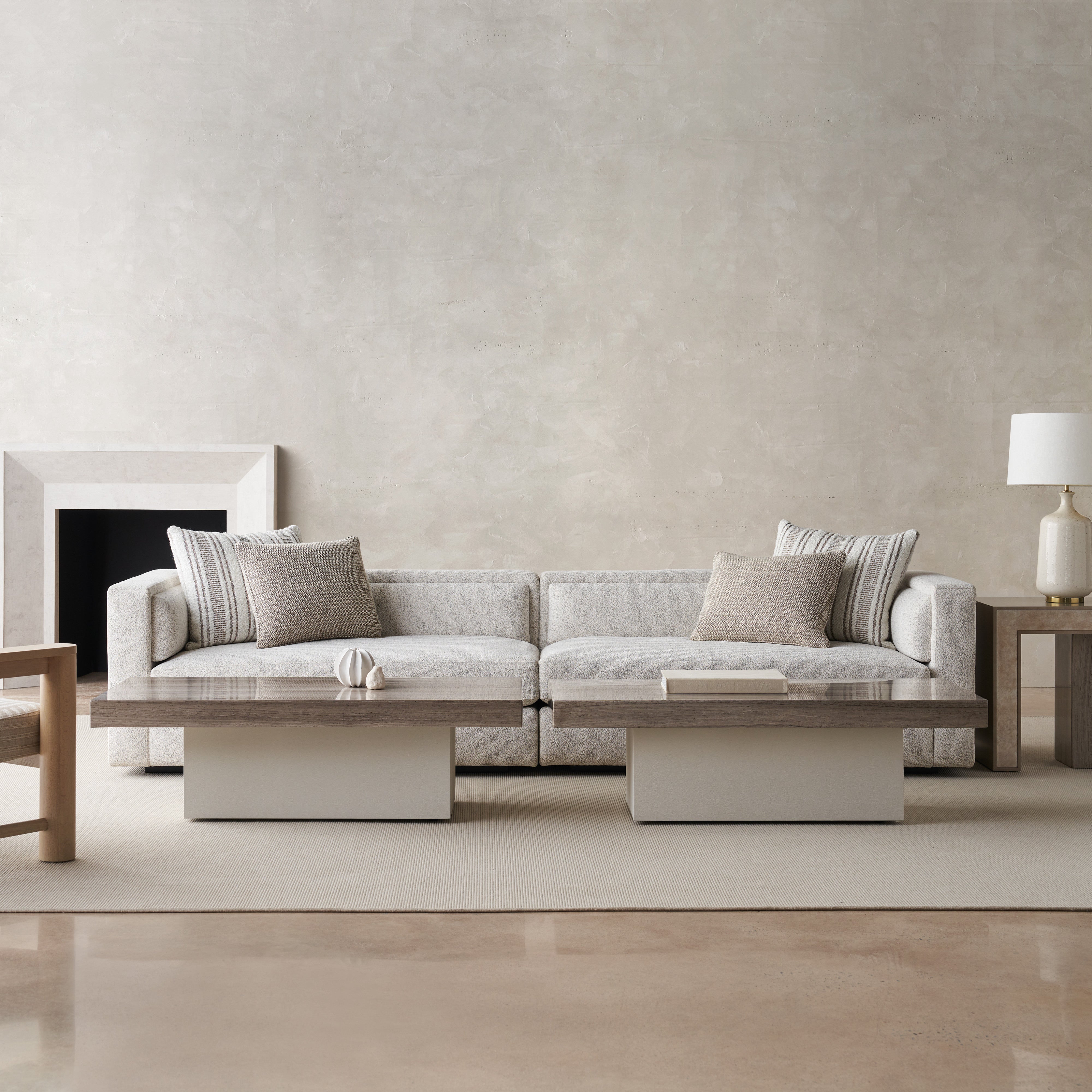 room with Unity Right Arm Loveseat