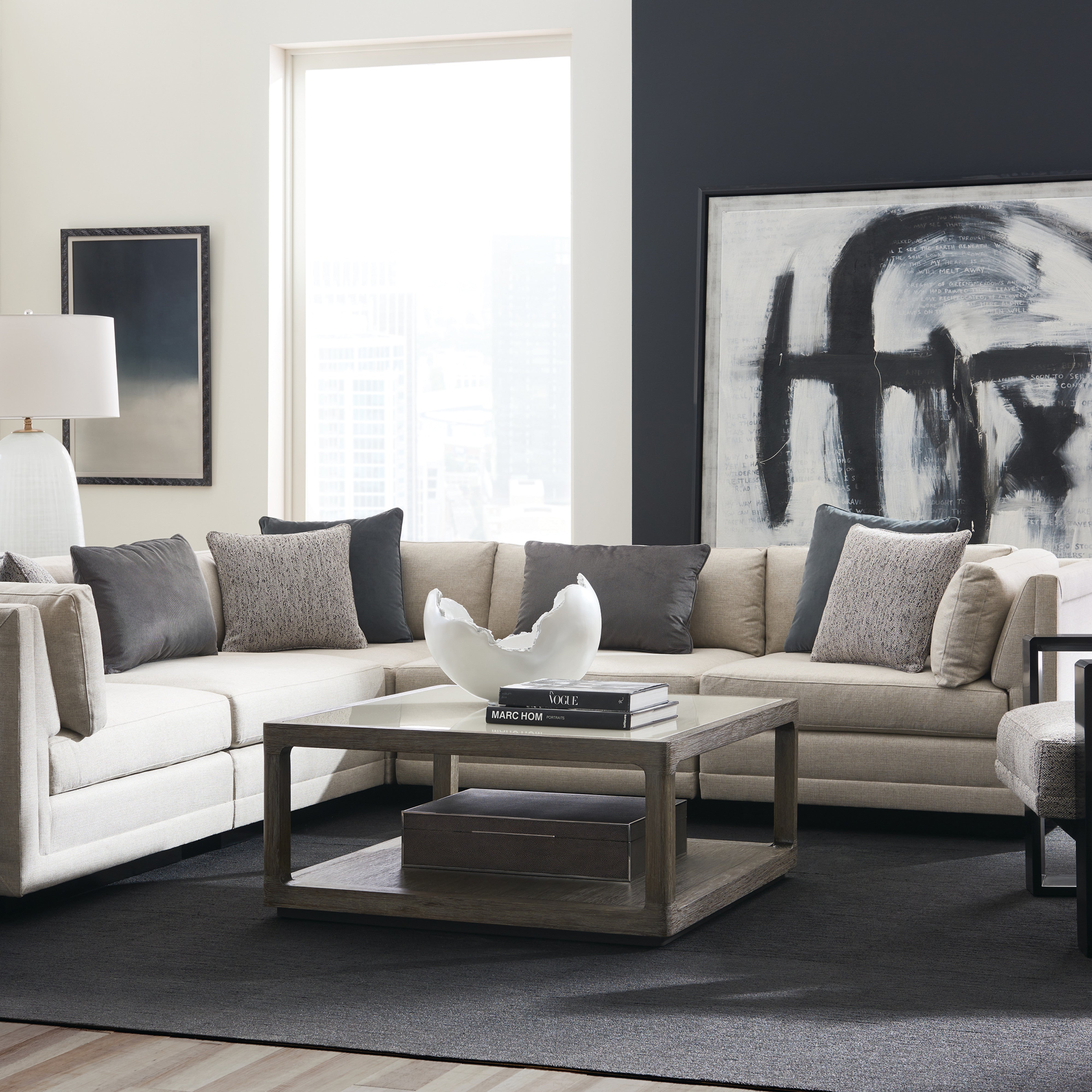 room with Fusion Ottoman