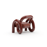 Gelee Accent Chair - Rouge - 3rd angle