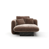 Overlap Laf Chaise Dark Taupe