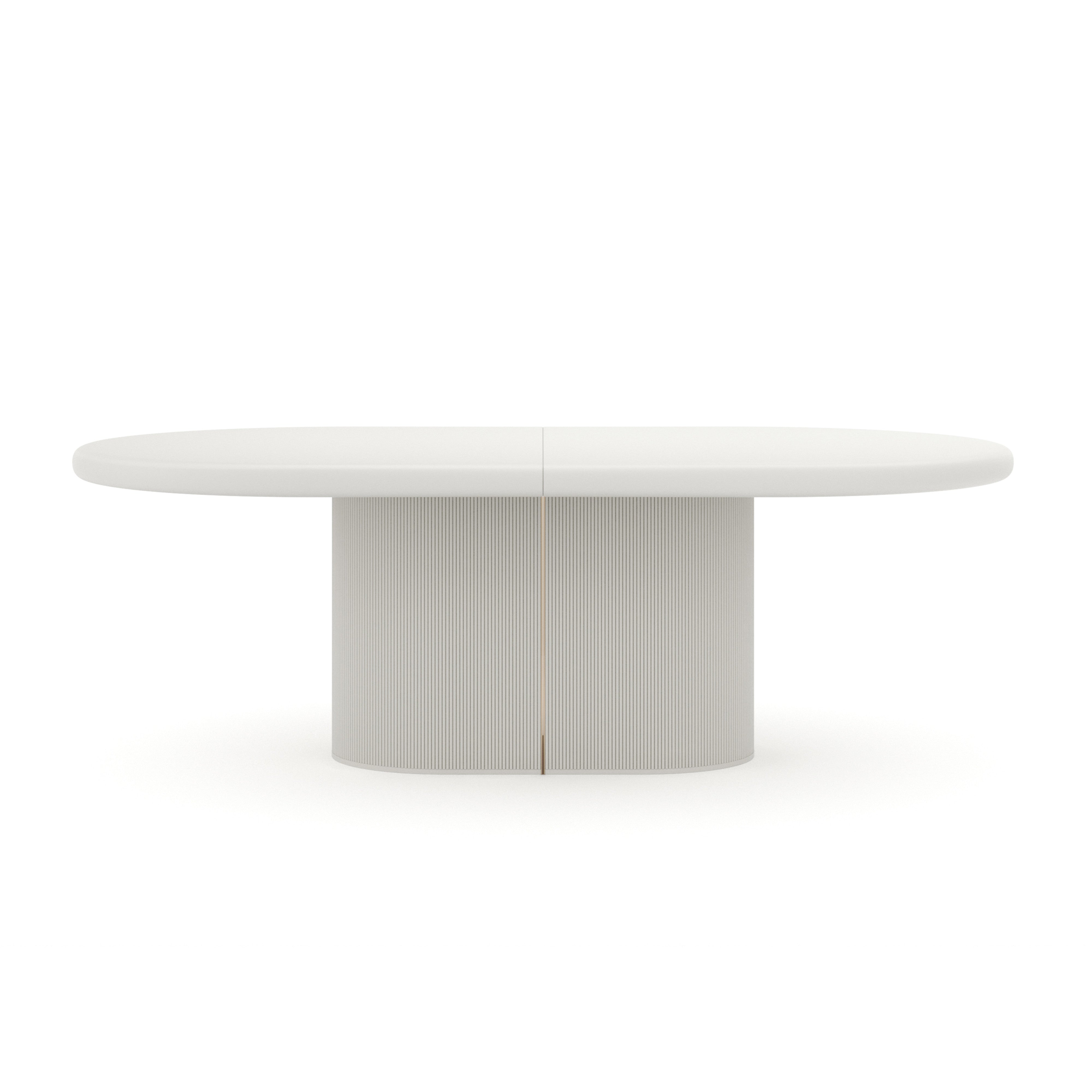 Love Dining Table - Matte Pearl
