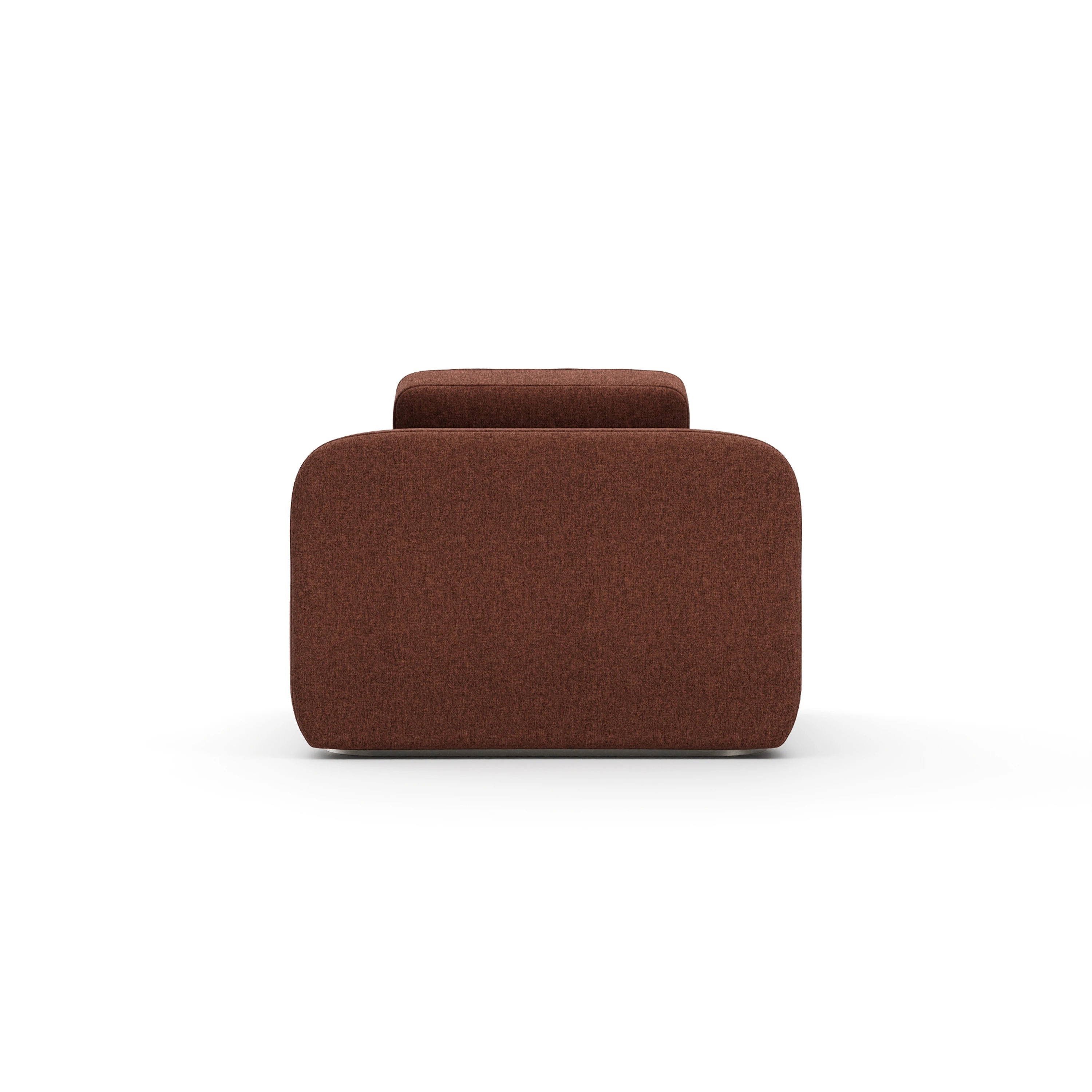 Sasso Armless Chair - Saffron - 3rd angle