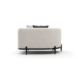 Madera Laf Loveseat - Oatmeal - 3rd angle