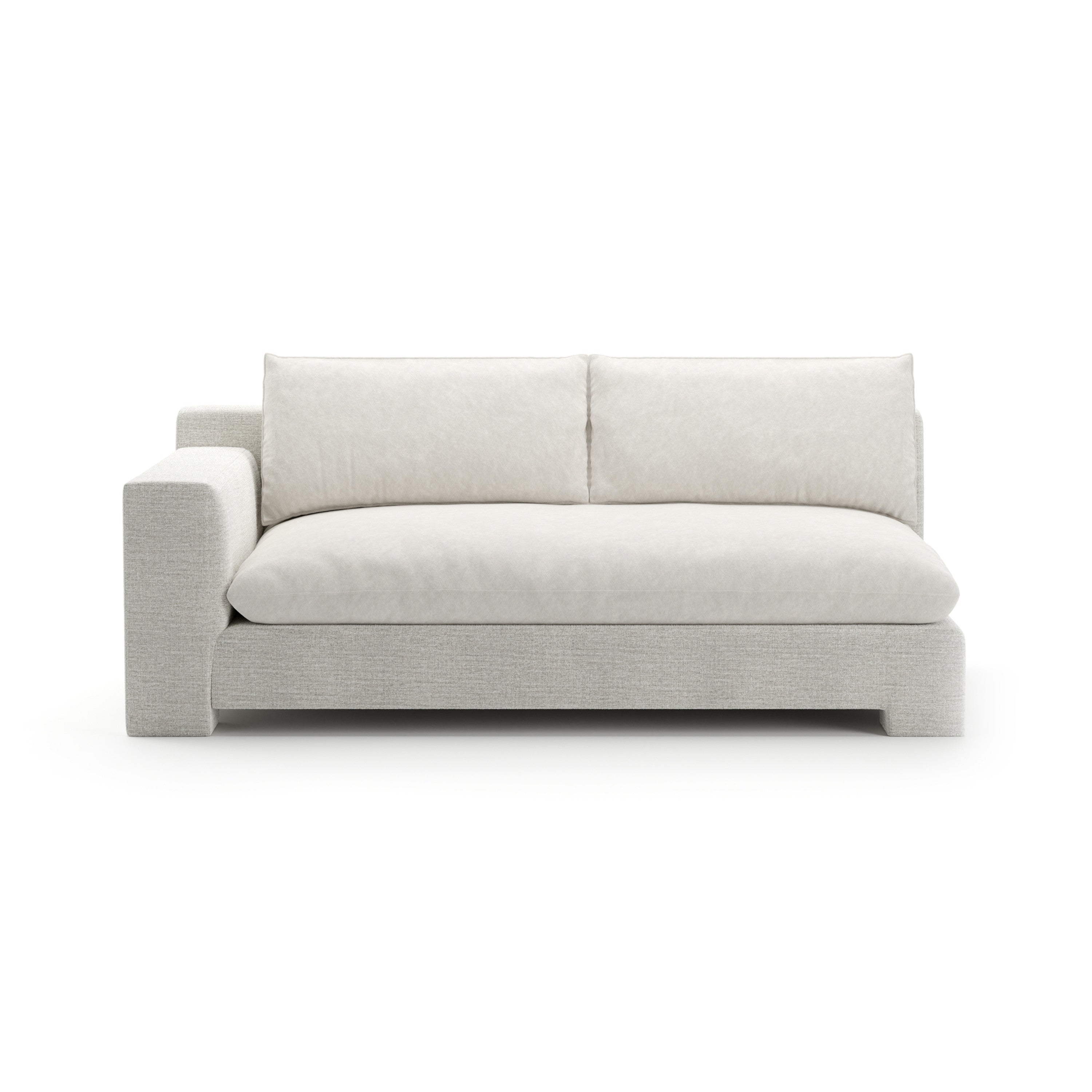 Devon Laf Loveseat Ivory - main image