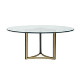 Remix Glass Top Table 60"