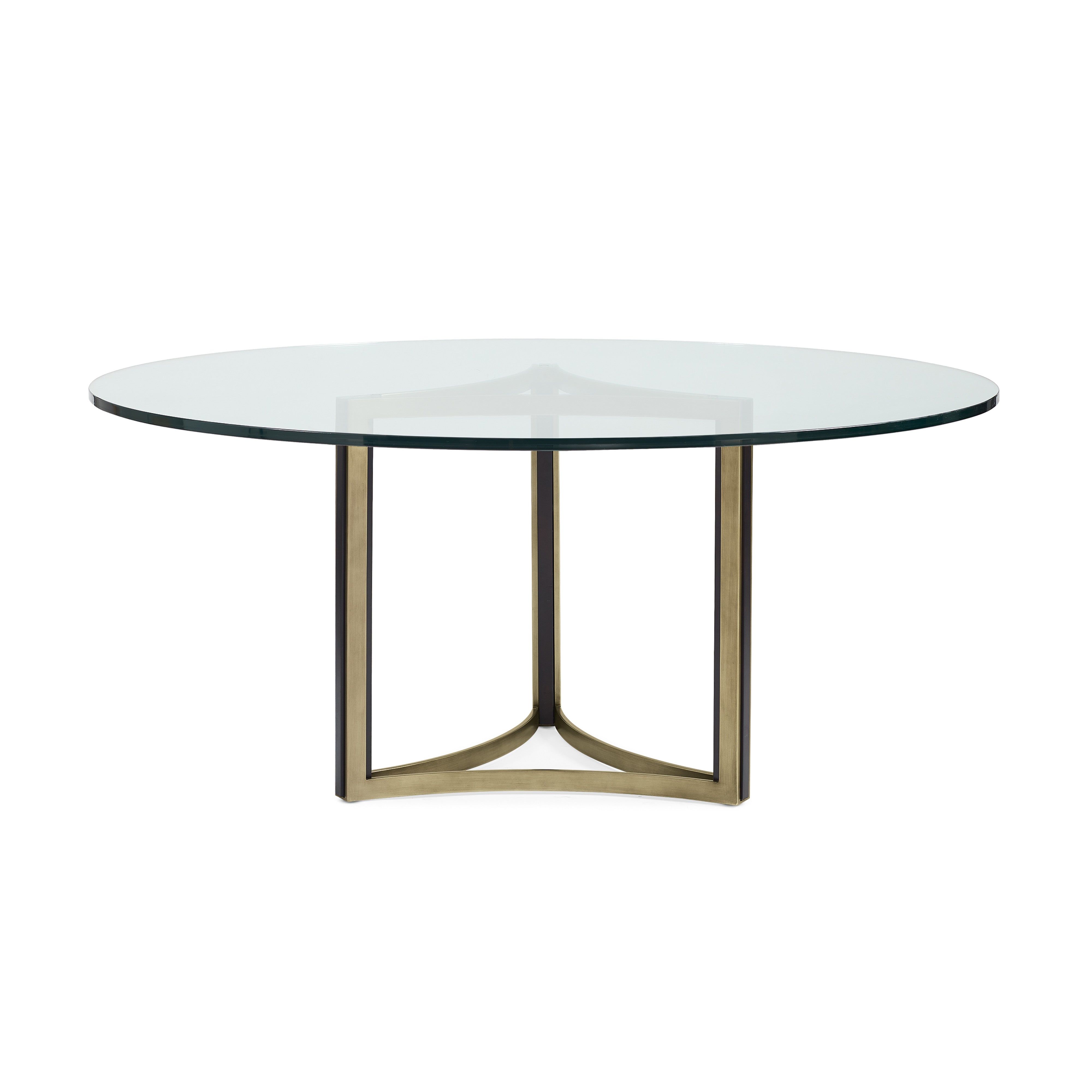 Remix Glass Top Table 60"