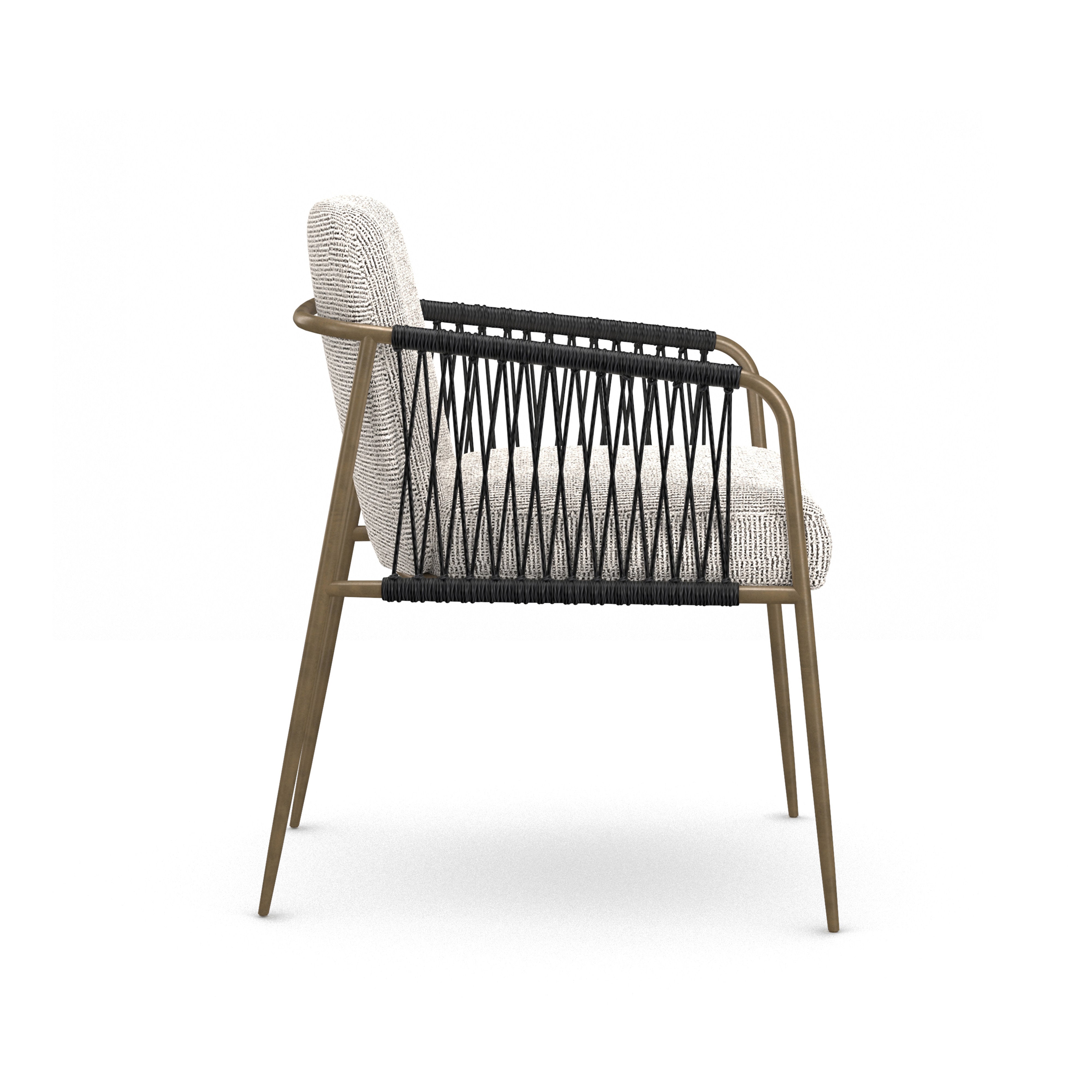 Remix Woven Dining Chair - angle 5