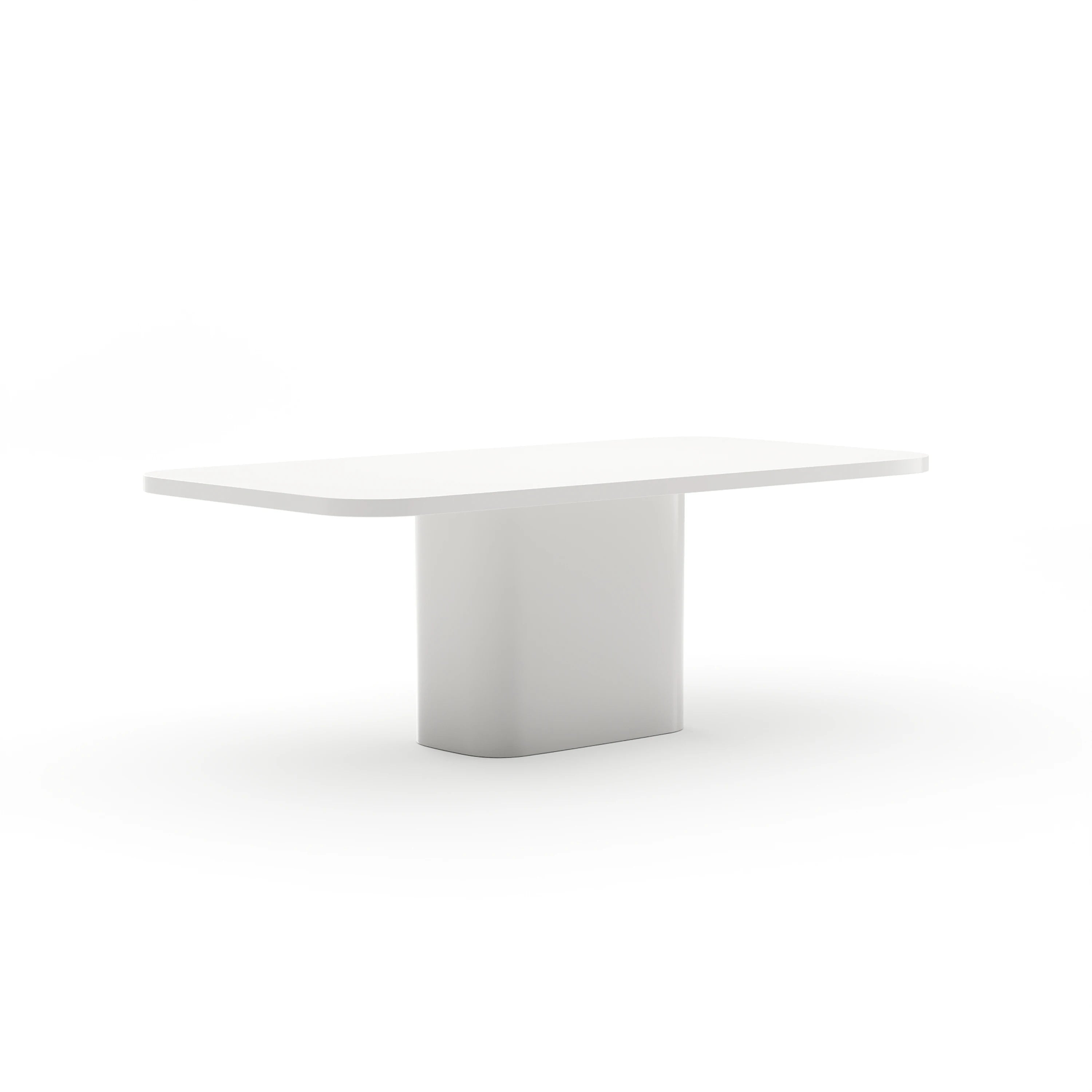 Atom Dining Table - Latte - primary image