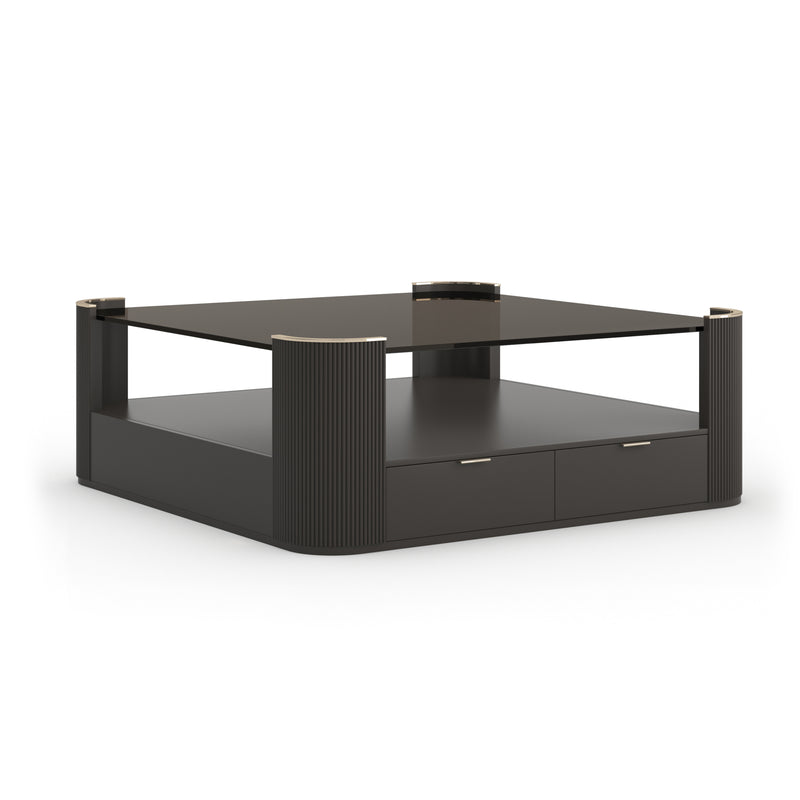 Love Square Cocktail Table-Dark Chocolat