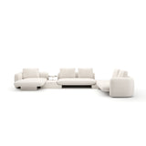Overlap 5Pc Right Sectional Ecru - primary image