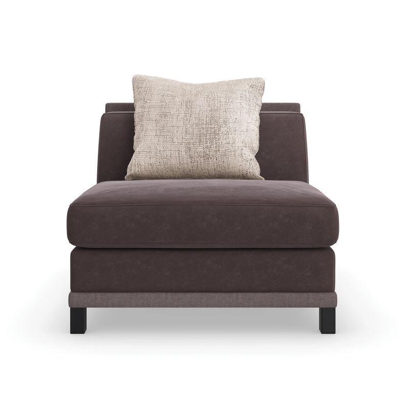 Tuxedo Armless Chair