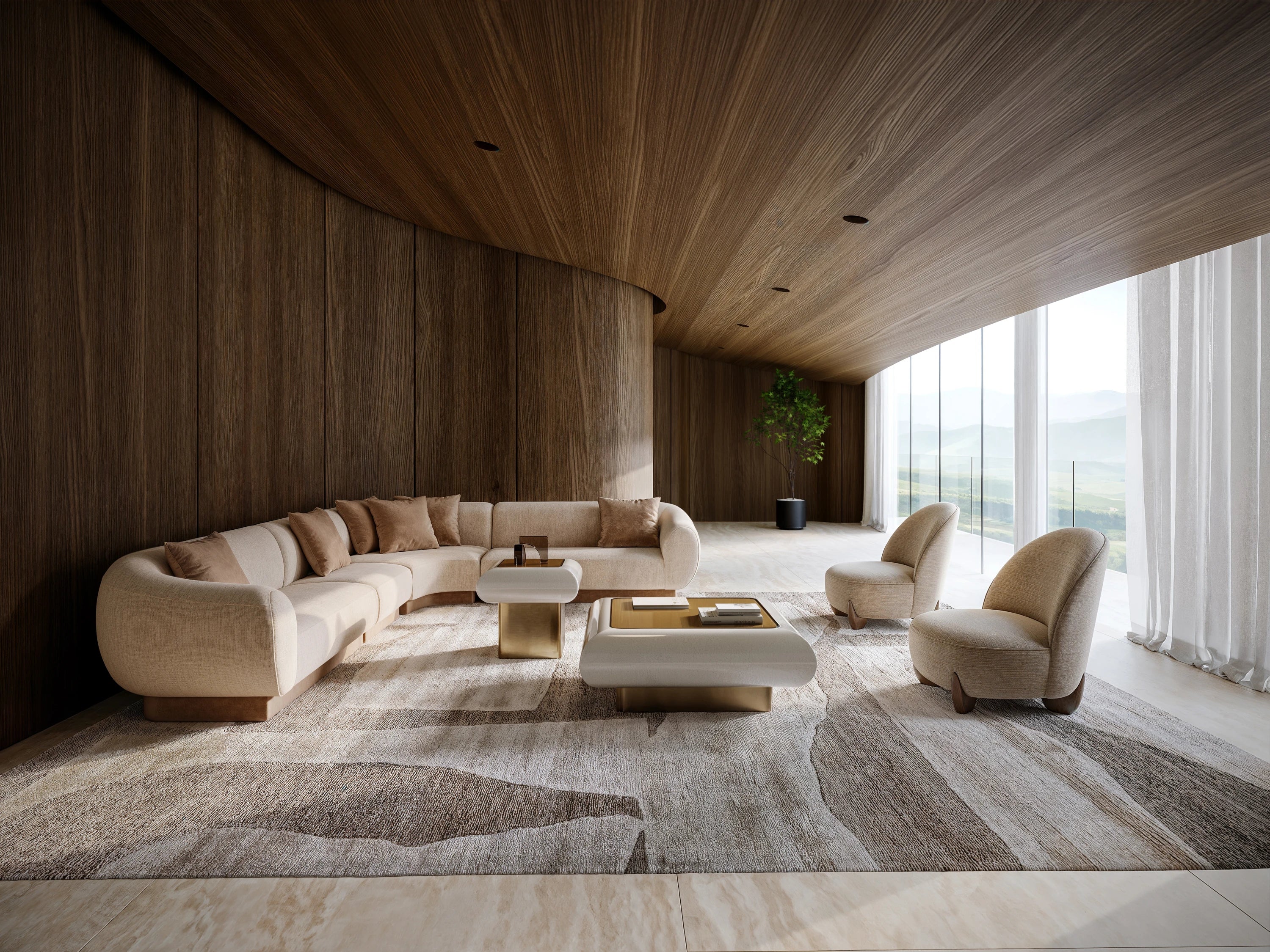 Seta L Sectional Large in room - angle 1