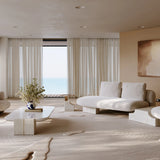 Overlap Rec Cocktail Table Light in room - angle 1