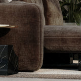 Overlap Laf Chaise Dark Taupe - detail 2.0