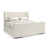 Shelter Me King Bed B-Ivory - main image