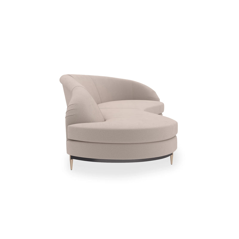 Three's Company LF Chaise 2pc Sec - Ecr