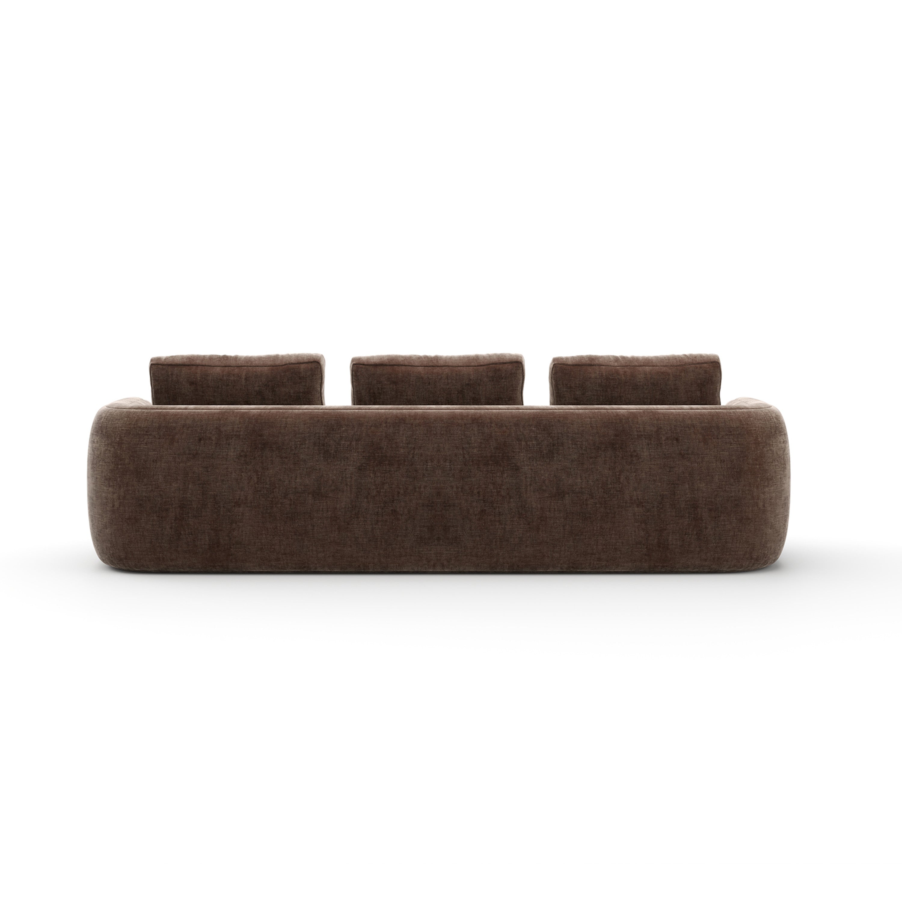 Overlap Sofa Dark Taupe - angle 5.0
