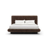*Overlap Uph Kg Bed Dark Taupe - main image