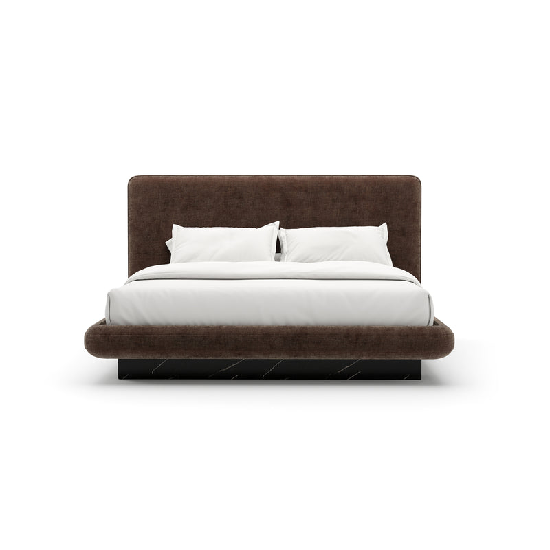 Ovelap Uph Kg Bed Fb Dark Taupe