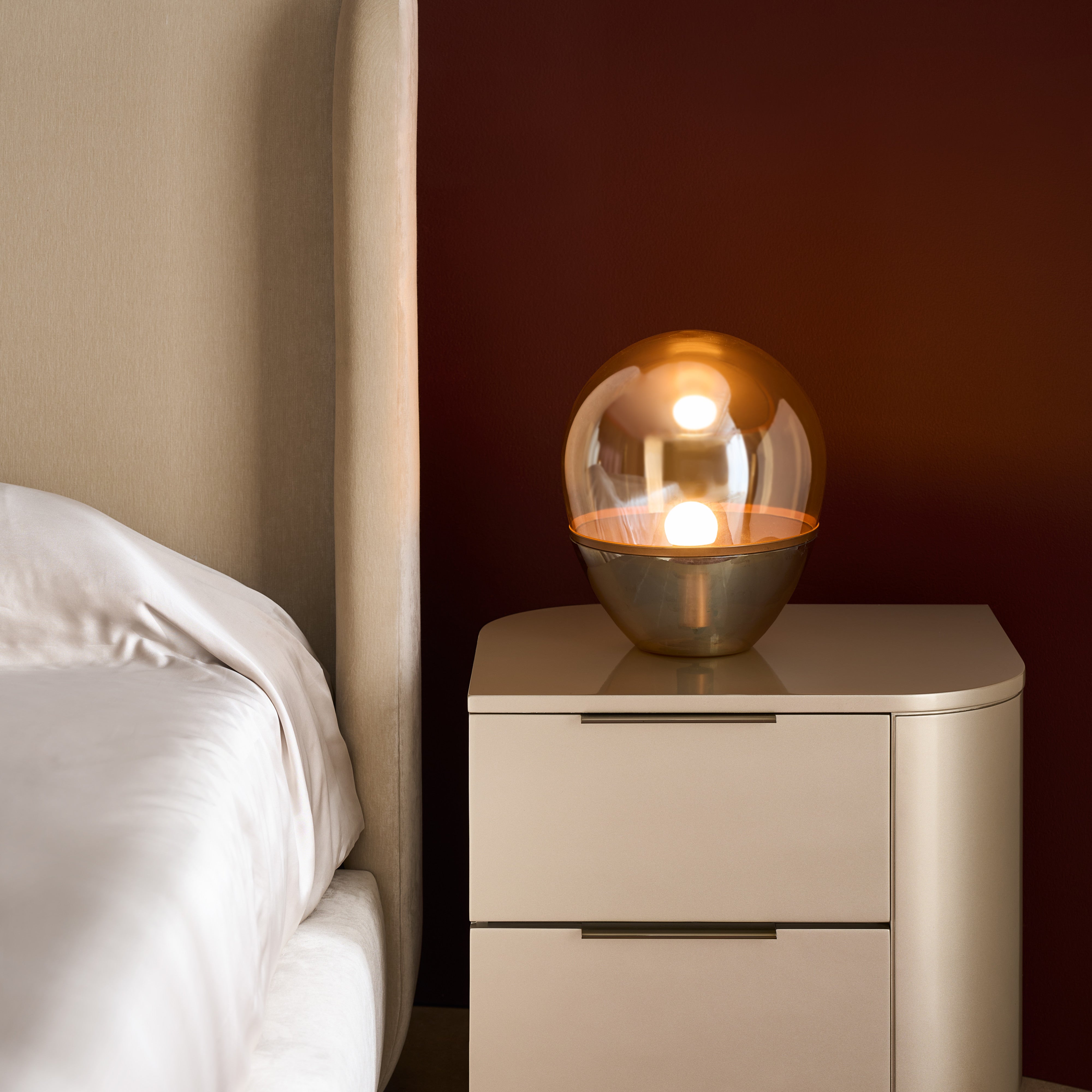 detail of Oblique Right Nightstand