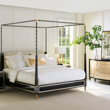 The Couturier Bed Qn/Kg Sr in room - angle 1