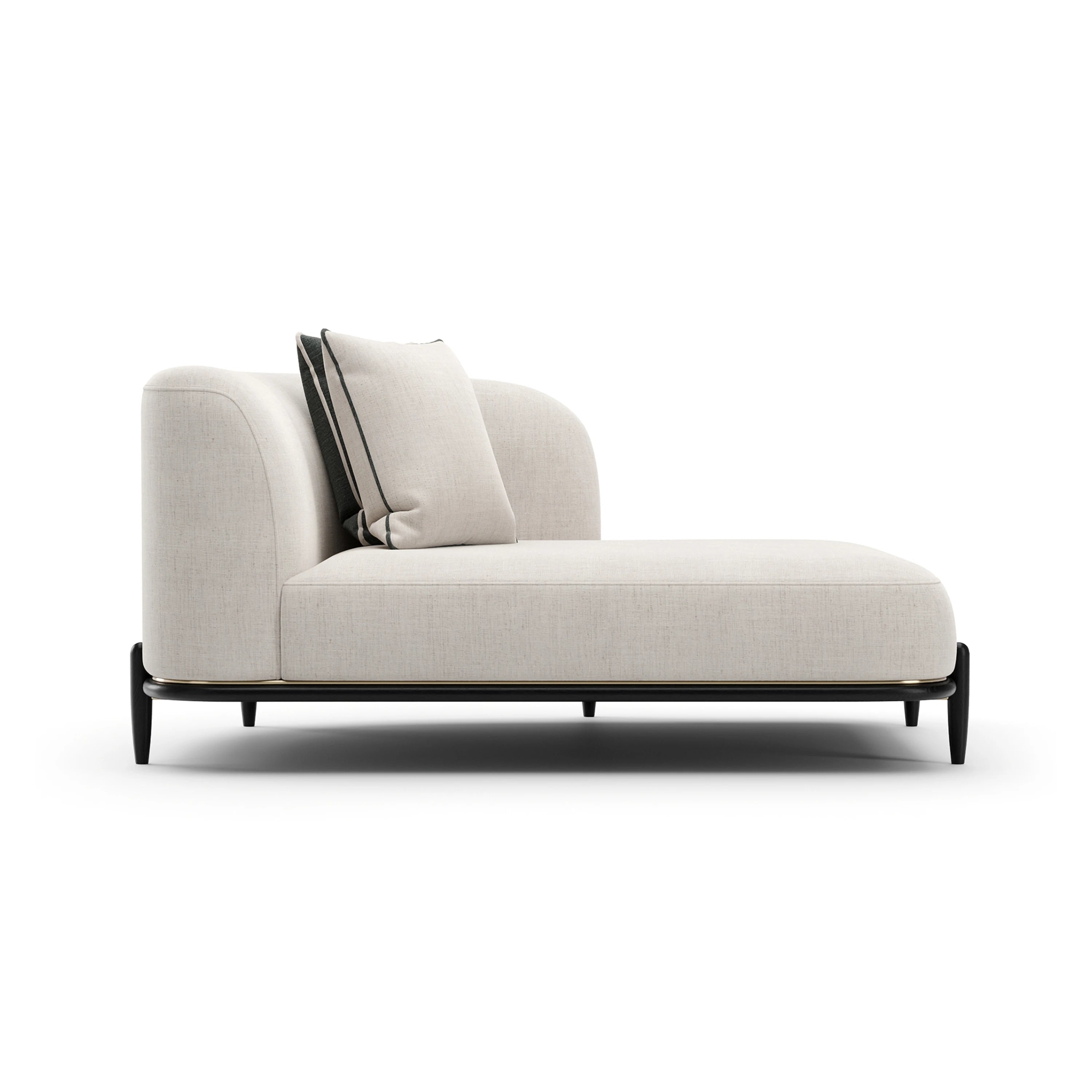 Madera Raf Chaise - Oatmeal - 2nd angle