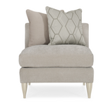 Fret Knot Armless Chair - primary image sku=UPH-019-AC1-B