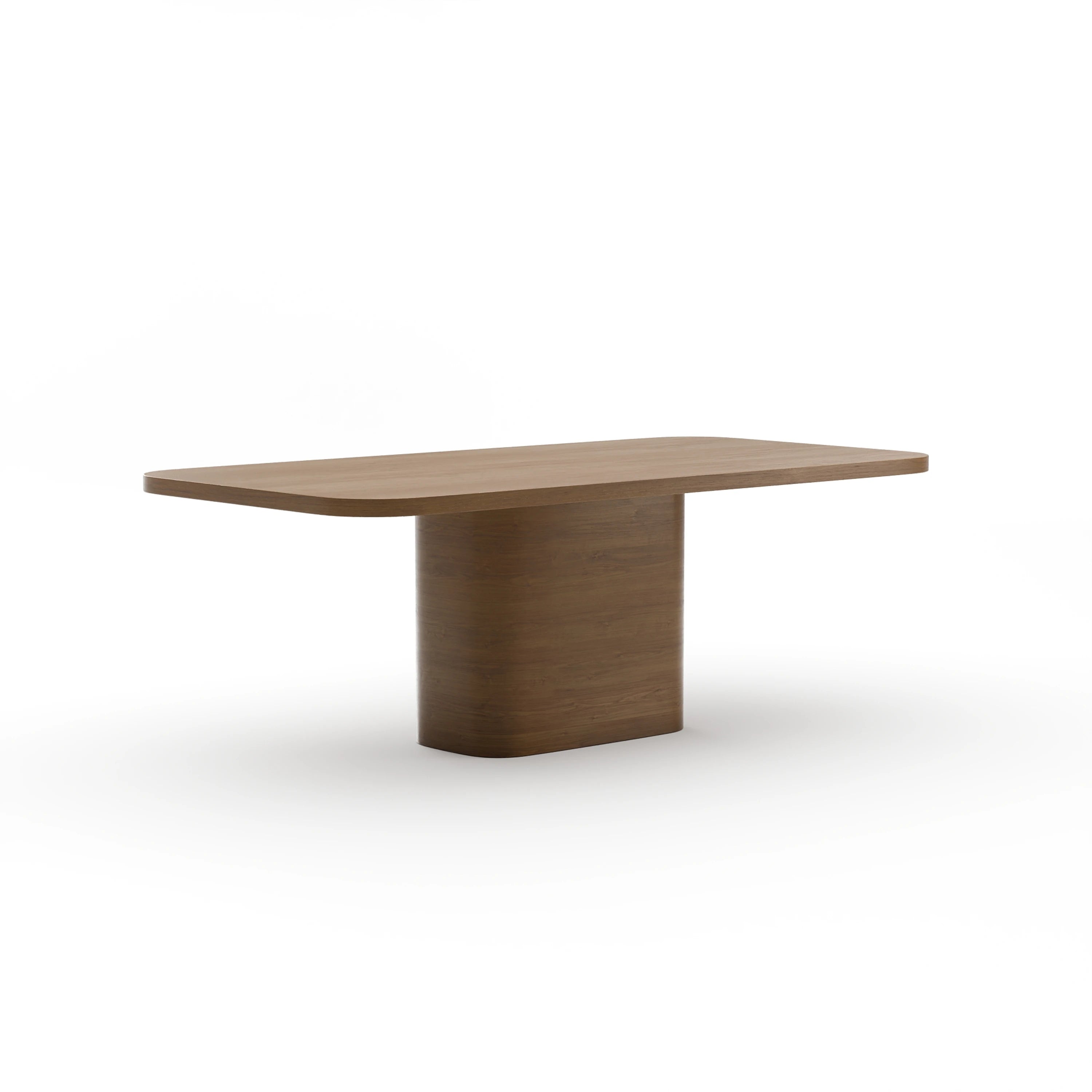 Atom Dining Table - Chocolate Nougat - primary image