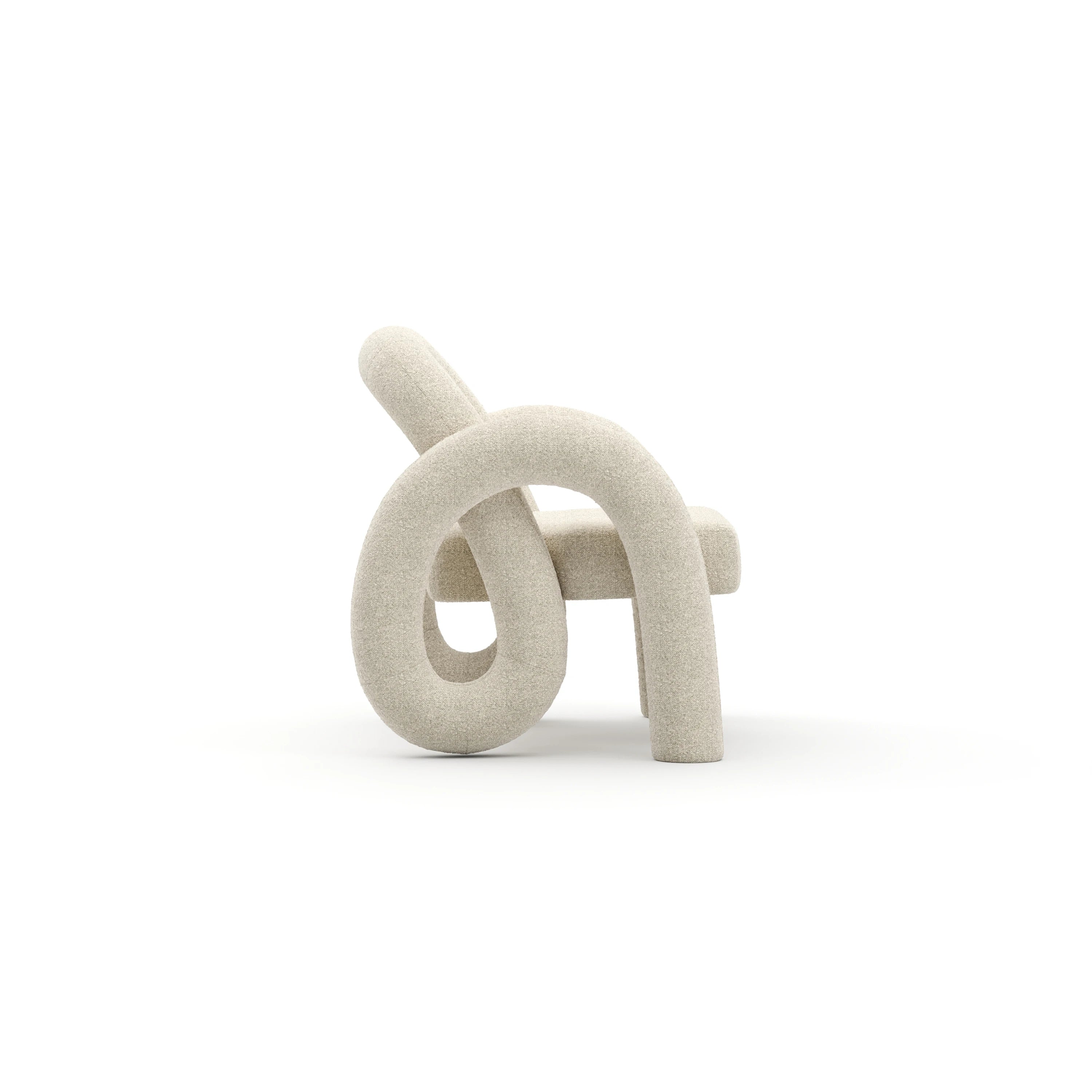 Gelee Uph Accent Chair - Ivory - 2nd angle
